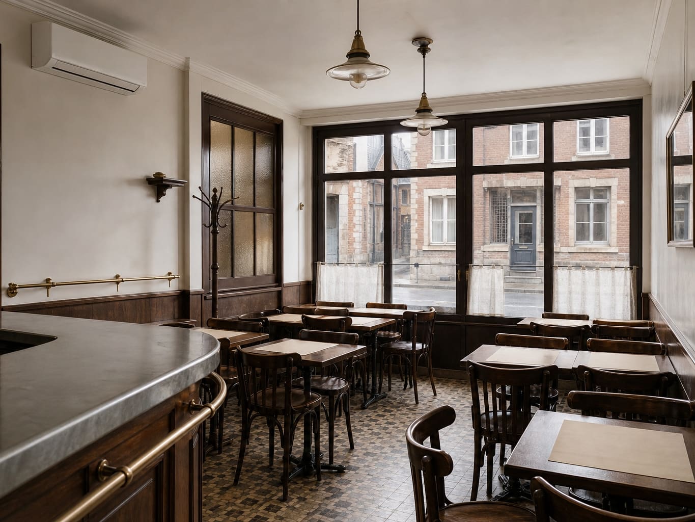 Climatisation installée dans un bistrot de l'Aisne par AISNE CLIM
