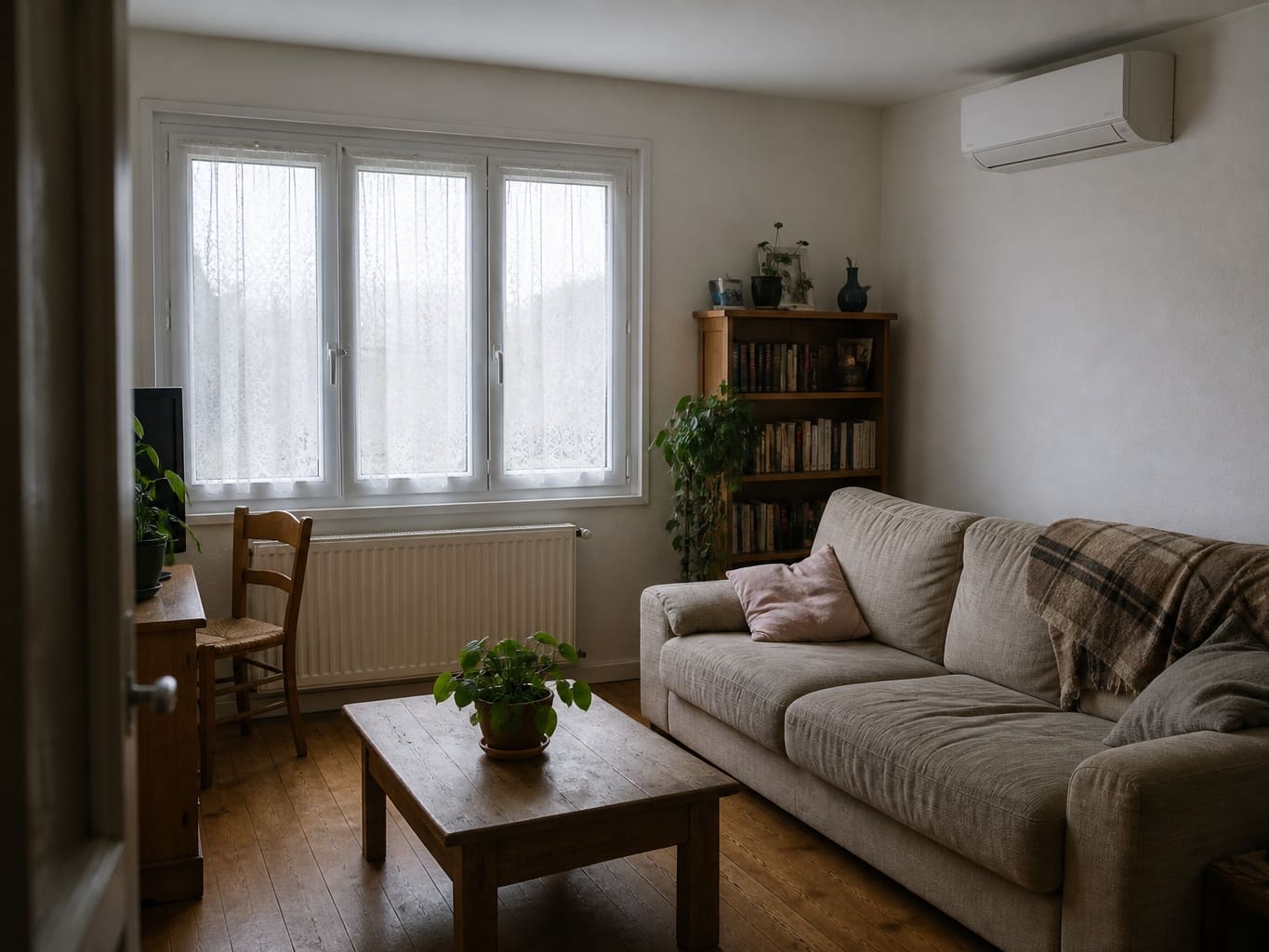 Climatisation réversible installée dans un logement de l'Aisne par AISNE CLIM