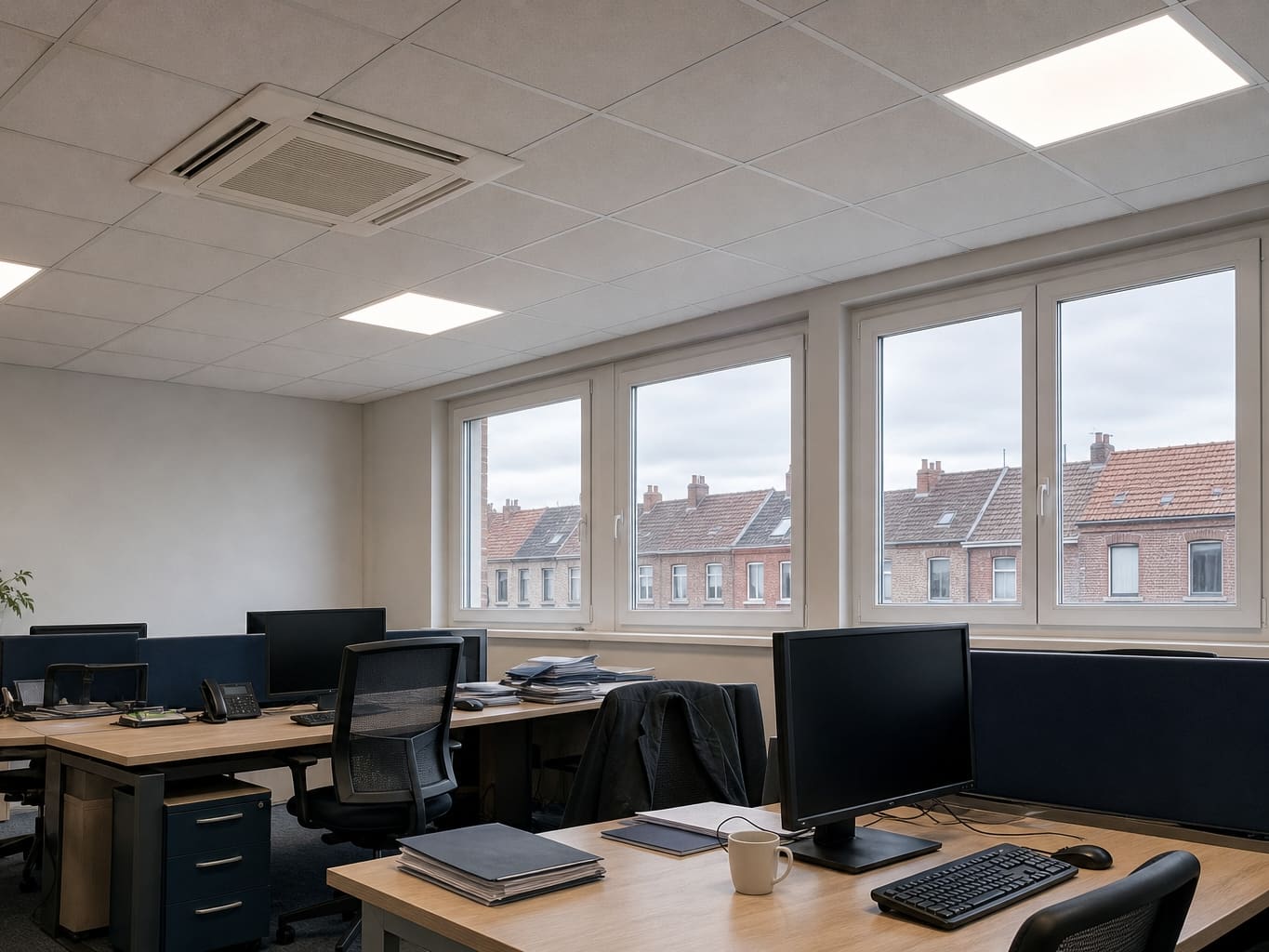Climatisation de bureaux installée dans l'Aisne par AISNE CLIM